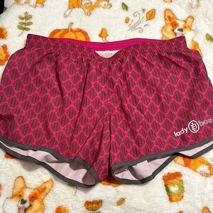 Lady Boss Pink Patterned Shorts
